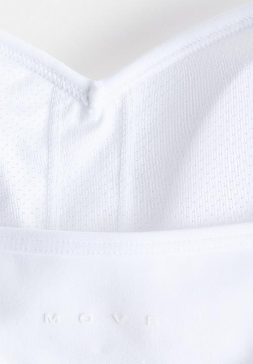 H&M - Medium support sports bra with softmove? - white
