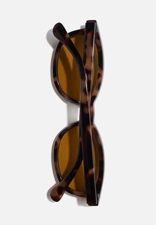 H&M - Oval sunglasses - brown/tortoiseshell pattern