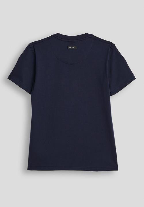 SOVIET - Boys S/Slv Crew Neck Tee - Navy
