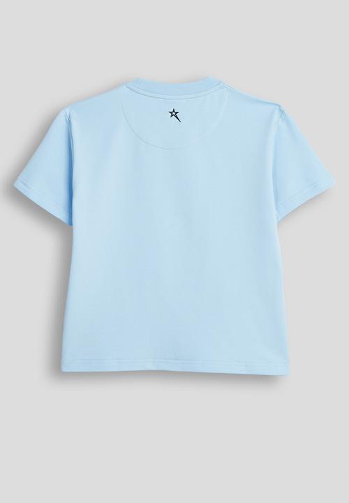 SOVIET - Boys Box Fit Crew Neck Tee - Baby Blue