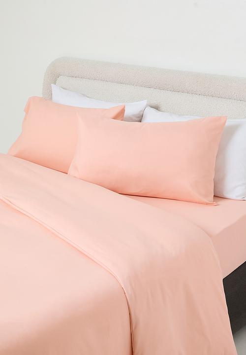 Sixth Floor - Recycled microfibre duvet set Soft Pink