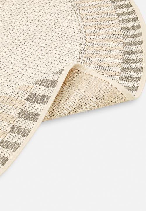 Fotakis - Hem Round Indoor/Outdoor Rug - neutral