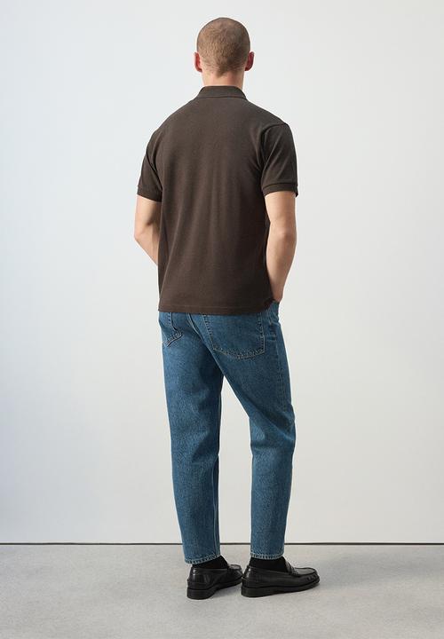 MANGO - Poloshirt Rea - Brown