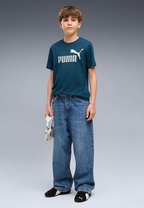 PUMA - Ess 2 Color No.1 Logo Tee B - Midnight Petrol