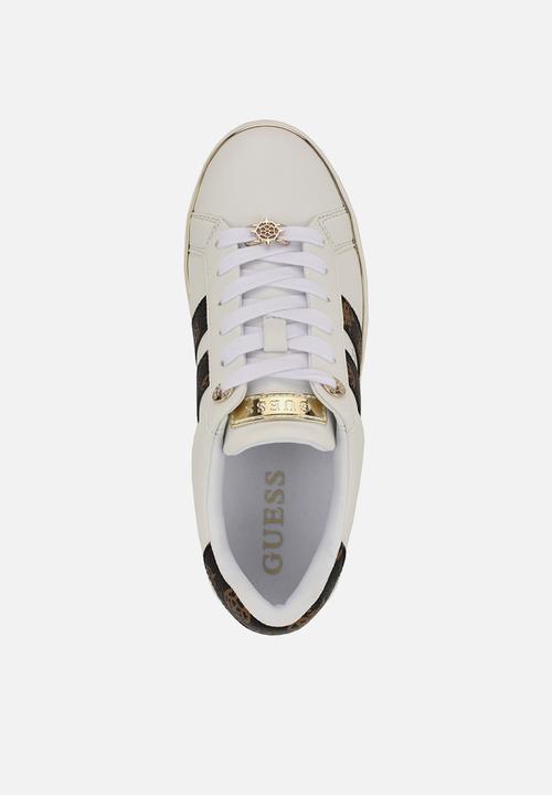 GUESS - Barlie sneaker - bone/dark natural