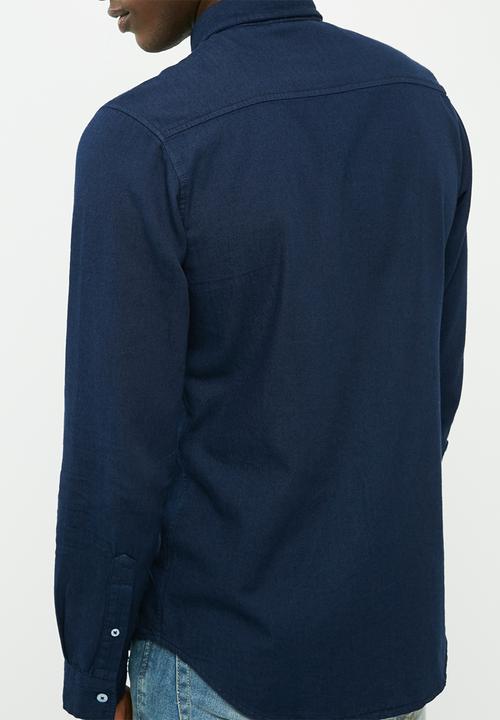 basicthread - Denim long sleeve shirt