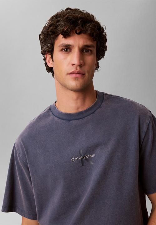 Calvin Klein - 90s Fit Monologo T-shirt - Blue