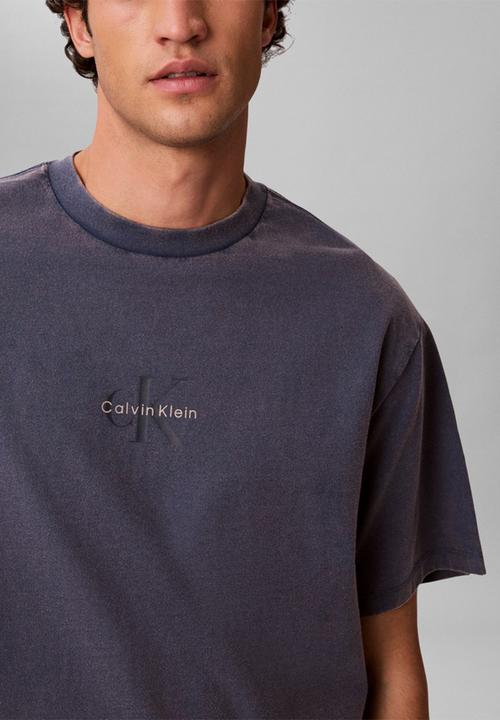 Calvin Klein - 90s Fit Monologo T-shirt - Blue