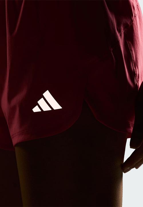 adidas Performance - Racer Tech Pacer Woven Short - Pure Turbo