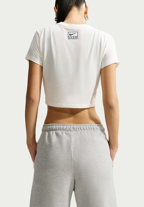 Nike - W Nk Stdo Flc Mw Std Oh Wl Pnt - Wolfgrey/Htr/Greyfog/Sail