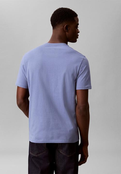 Calvin Klein - 30s Micro Monologo Graphic T-shirt - Blue