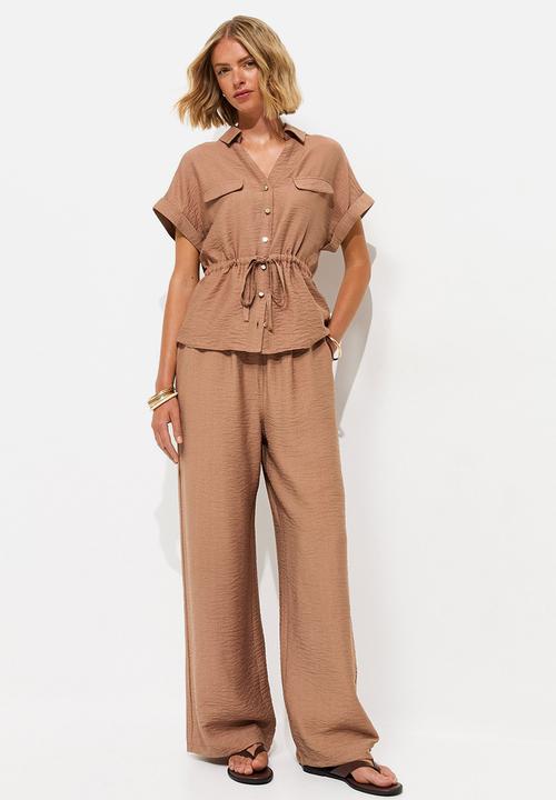 New Look - St frieda fantasy toggle wl trs - espresso
