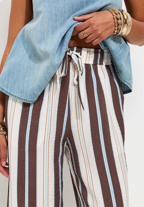 New Look - Ollie stripe honor wl trouser - blue striped