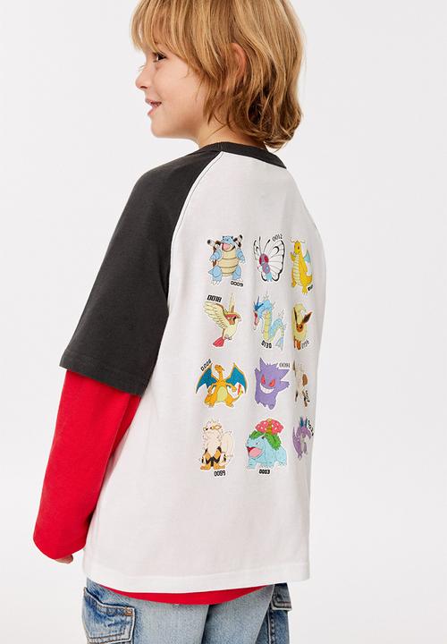 Cotton On - License Raglan Ss Tee - Lcn Pok Phantom/Pokemon Charcters