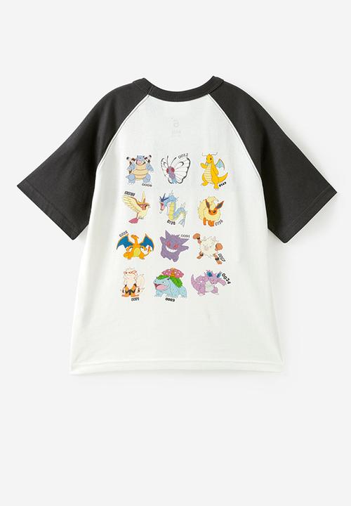 Cotton On - License Raglan Ss Tee - Lcn Pok Phantom/Pokemon Charcters
