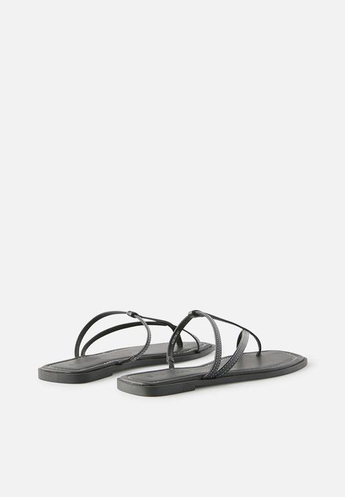 Cotton On - Byron Strappy Slide - black