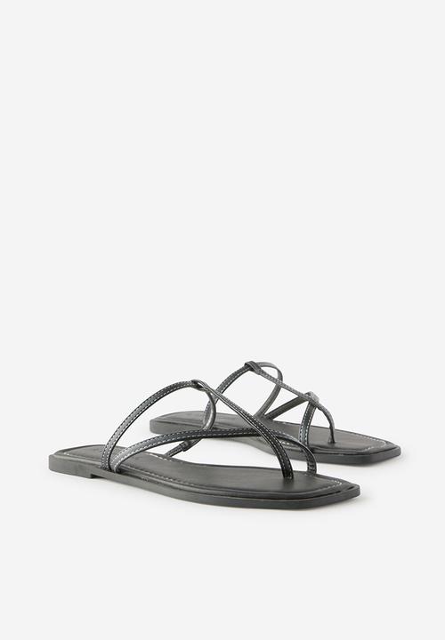 Cotton On - Byron Strappy Slide - black