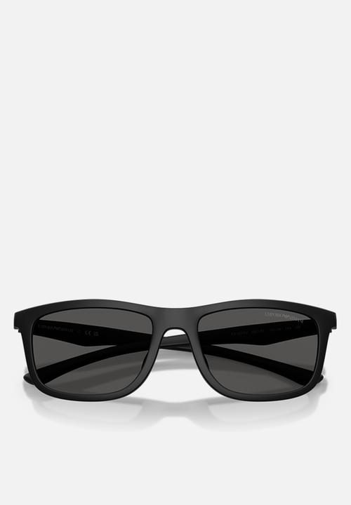 Emporio Armani - EA0EA4277U57-Matte Black/Black Rubber