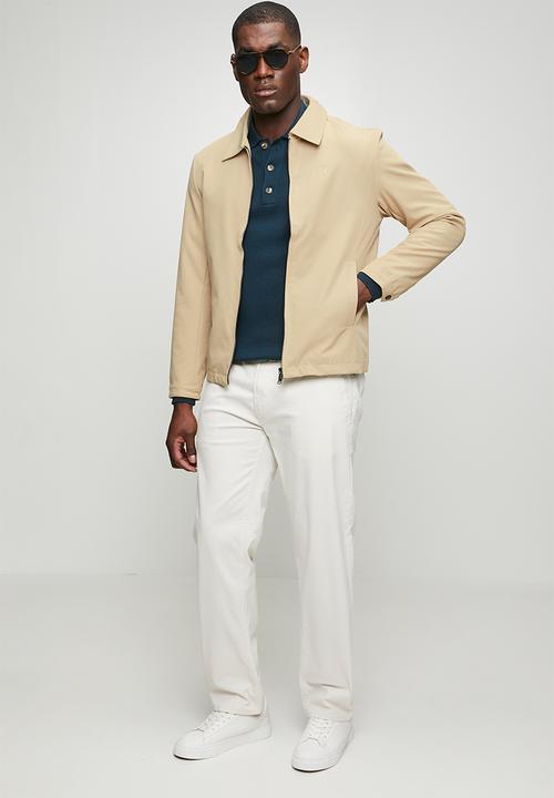 POLO - Lightweight Harrington Jacket - Beige