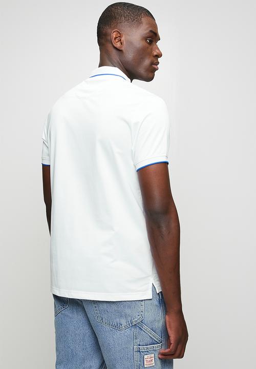 Levi’s® - Broad zip placket polo - white/off white