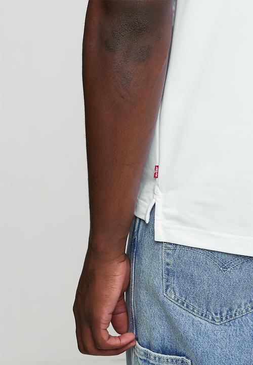 Levi’s® - Broad zip placket polo - white/off white