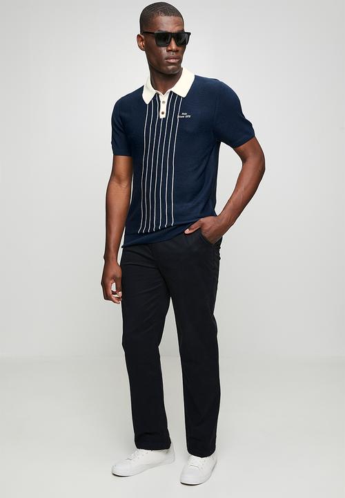 POLO - Sport Knitted Golfer - Navy
