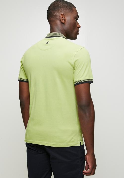 POLO - Contrast Golfer - Green