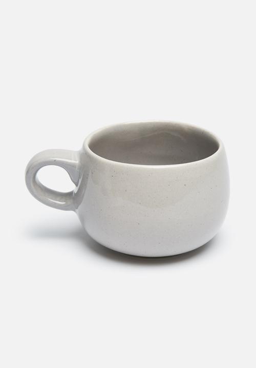 Urchin Art - Mug platter set - grey