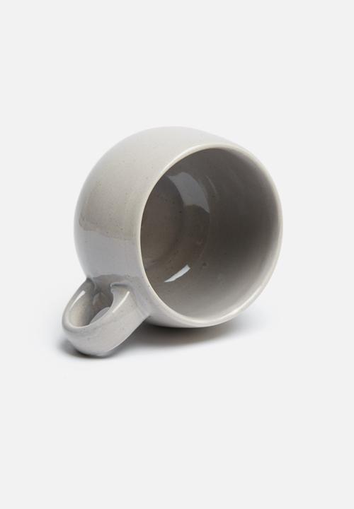 Urchin Art - Mug platter set - grey