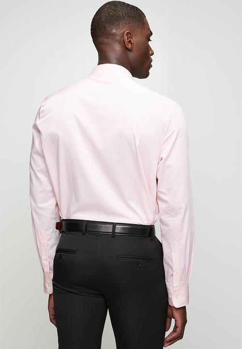 POLO - MENS LS YD STRIPE  SHIRT - Pink