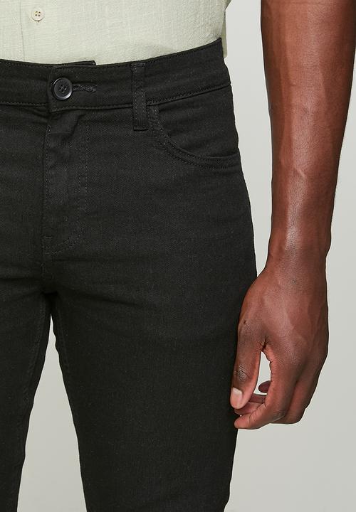 Only & Sons - Loom Twill Slim Fit Chino Pants - Black
