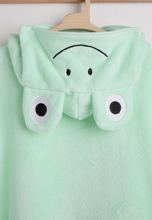 Pop Candy - Frog hooded towel - mint green