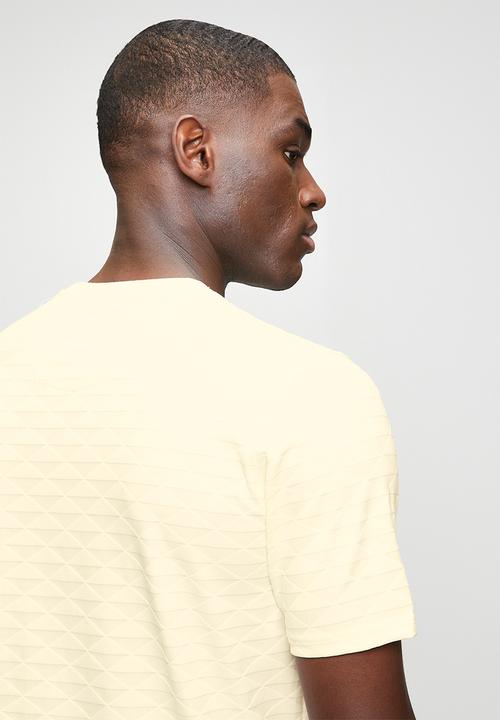 SOVIET - Crew Neck Box Fit Tee - Cream