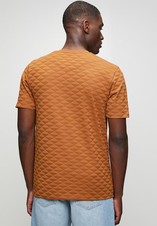 SOVIET - Crew Neck Box Fit Tee - Caramel