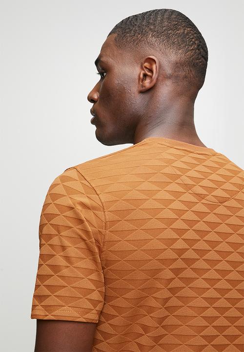 SOVIET - Crew Neck Box Fit Tee - Caramel