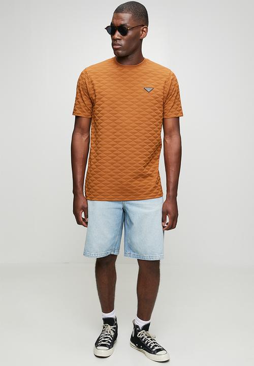 SOVIET - Crew Neck Box Fit Tee - Caramel