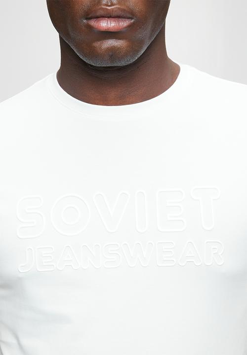SOVIET - Crew Neck Fashion T-Shirt - White