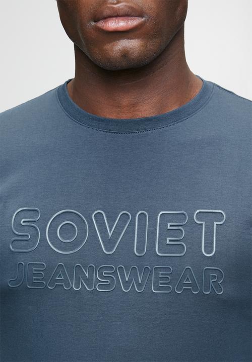 SOVIET - Crew Neck Fashion T-Shirt - Midnight