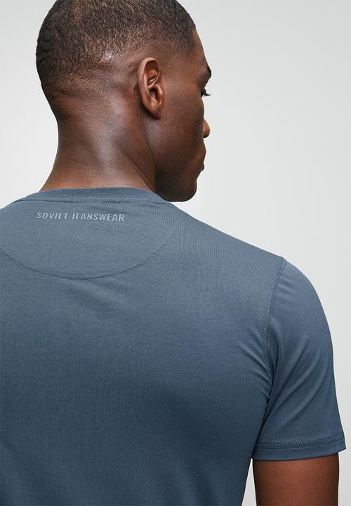 SOVIET - Crew Neck Fashion T-Shirt - Midnight