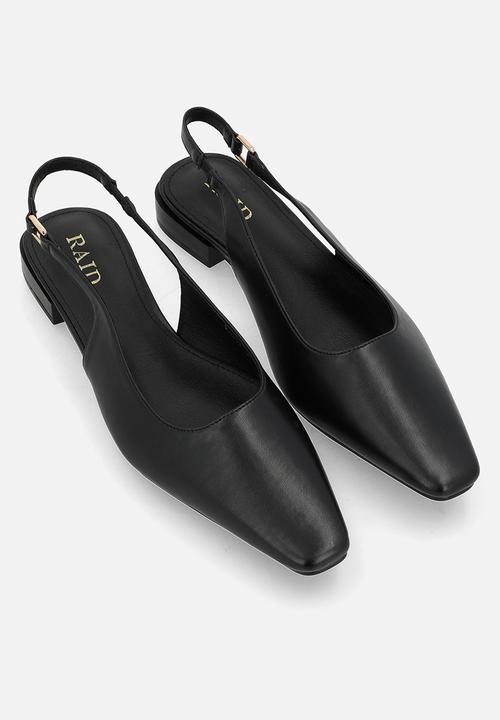 Raid London - Hatty block heel slingback - black