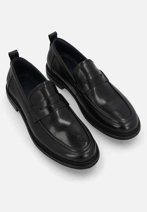 POLO - Leather Penny Loafer - Black