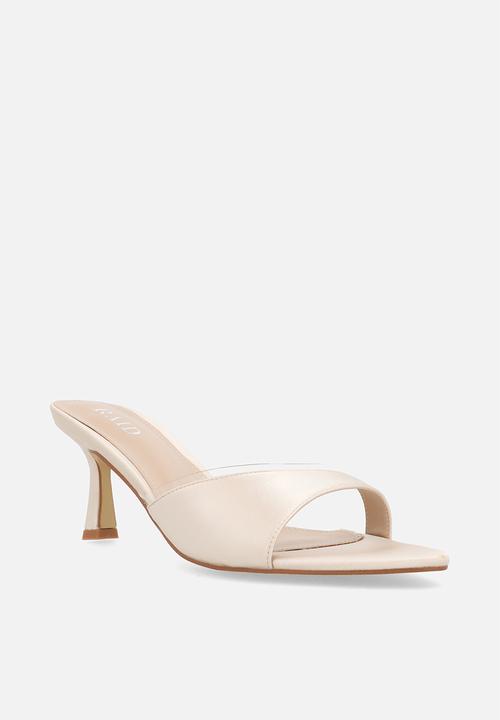 Raid London - Laira stiletto heel mule - neutral