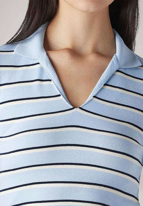 Levi’s® - V-Neck Polo Ribbed - Blue