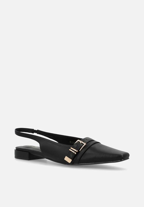 Raid London - Rimaya block heel slingback - black