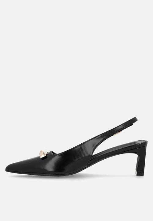 Raid London - Lyric slingback heel - black