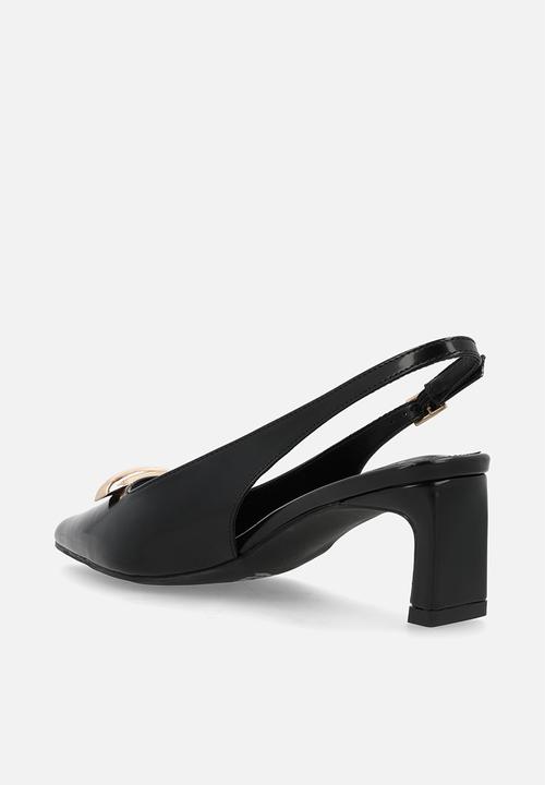 Raid London - Lyric slingback heel - black