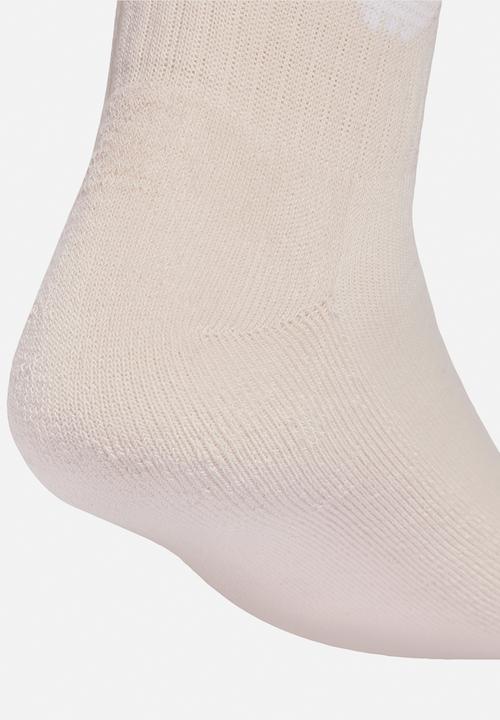adidas Originals - 1/4 SOCKS 6P - cream white/wonder quartz/sand strata