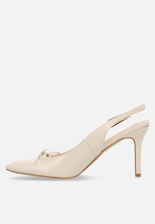 Raid London - Novalie stiletto heel slingback - cream