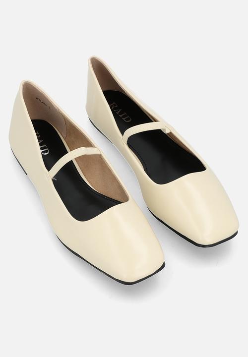 Raid London - Aylani Mary Jane pump - off white pu