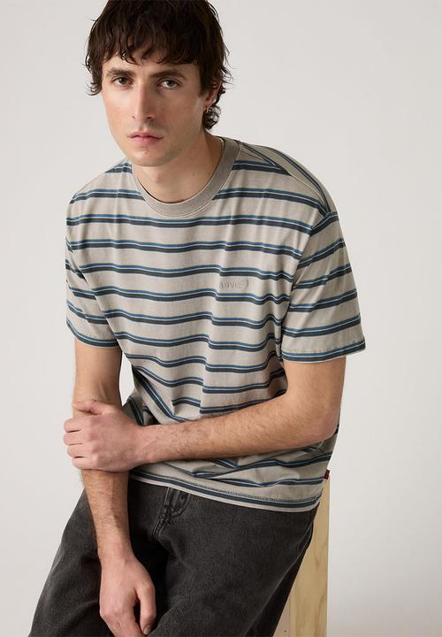 Levi’s® - Red Tab Vintage Tee - Martin Stripe Dark Slate